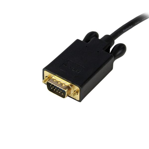 StarTech.com Cavo da DisplayPort a VGA da 1,8 m - Cavo adattatore da DisplayPort a VGA attivo - Video 1080p - Cavo monitor da D