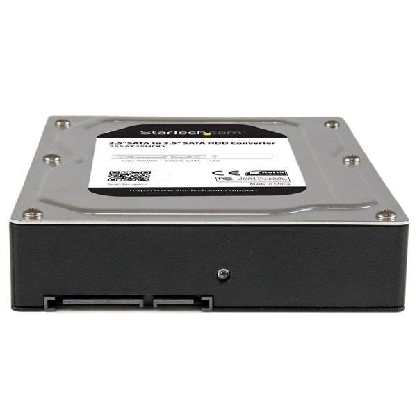 Box esterno adattatore per dischi rigidi SATA da 2,5? a 3,5" in alluminio con altezza massima SSD / HDD di 12,5 mm