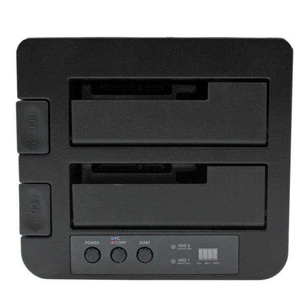 Duplicatore Autonomo rapido USB 3.0 eSATA per HDD 35"/25" e SSD SATA 6Gbps - Clonatore HDD - Incluso cavo USB 3.0 cavo eSATA ad