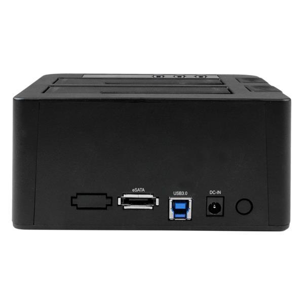 Duplicatore Autonomo rapido USB 3.0 eSATA per HDD 35"/25" e SSD SATA 6Gbps - Clonatore HDD - Incluso cavo USB 3.0 cavo eSATA ad