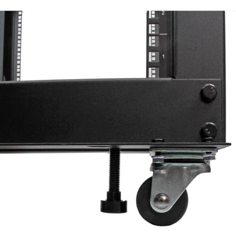 Armadio Server Rack con 4 staffe a Telaio Aperto 12U con profondita regolabile
