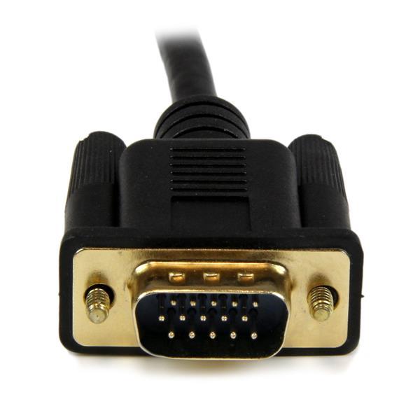Cavo convertitore attivo hdmi a vga - adattatore hdmi a vga m/m - 1920x1200 / 1080p da 91cm