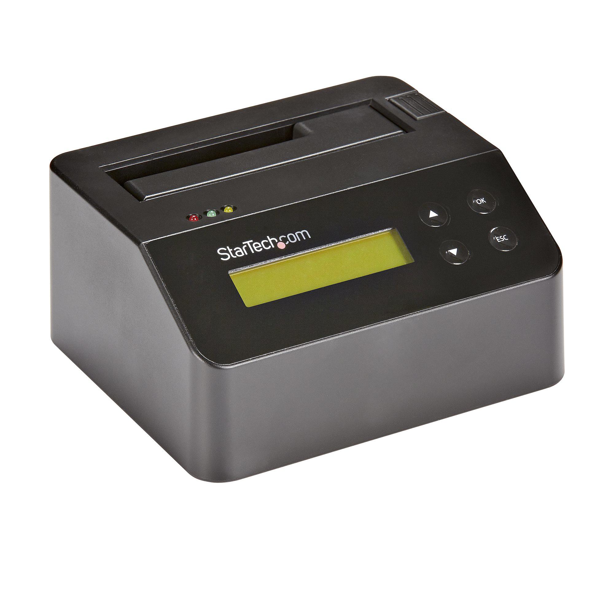 StarTech.com Docking Station per Hard Disk a Singolo Slot - Dock USB 3.0 Standalone con funzione Eraser e Sanificazione per HDD