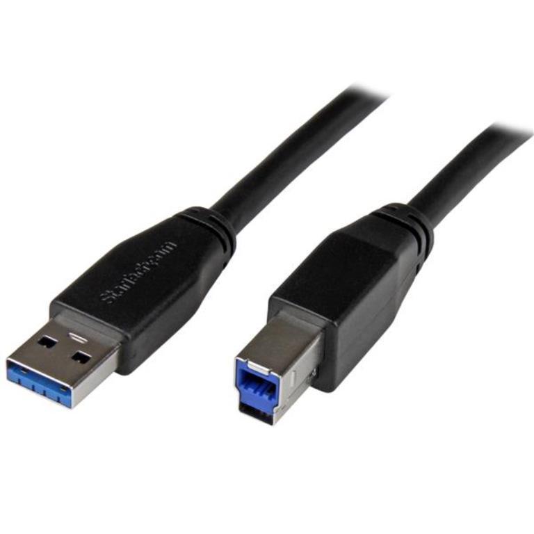 Cavo USB 3.0 attivo USB-A a USB-B - USB 3.1 Gen 1 (5 Gbps) - 5mt