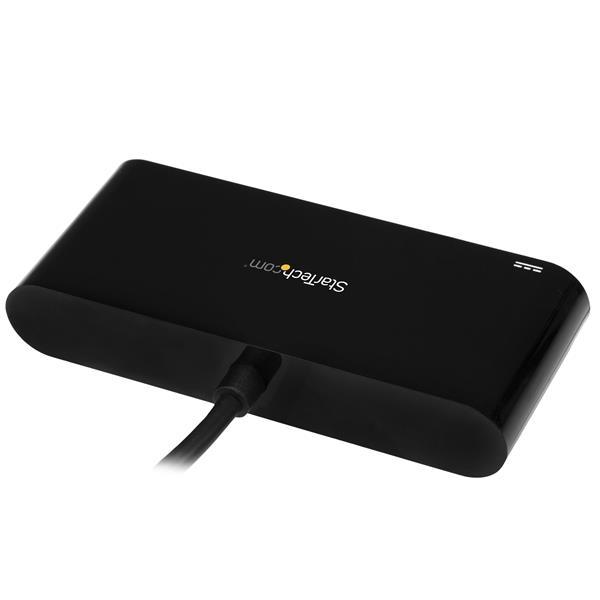Hub usb 3.0 a 3 porte con gigabit ethernet e power delivery - usb-c