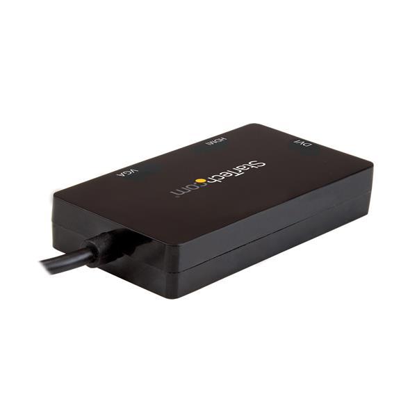Adattatore multiporta usb-c - scheda grafica esterna 3 in 1 usb tipo-c a hdmi dvi o vga