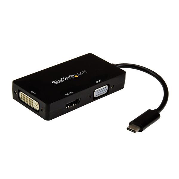 Adattatore multiporta usb-c - scheda grafica esterna 3 in 1 usb tipo-c a hdmi dvi o vga