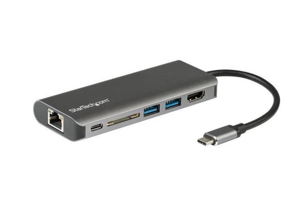 Adattatore USB-C Multiporta con HDMI - Lettore SD - 2xA 1xC - PD 3.0 - MAC/PC