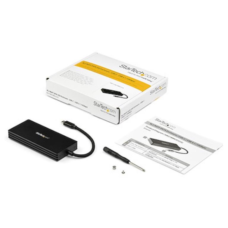 Box M.2 SSD Enclosure for M.2 SATA Drives - USB 3.1 (10Gbps) - USB-C