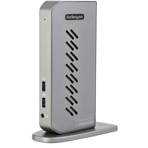 StarTech.com USB-C USB-A Dock - Docking station USB C dual monitor DisplayPort e HDMI 4K 60Hz con Ethernet - Adattatore multipo