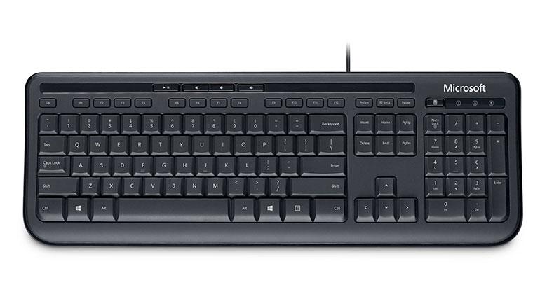 Incase Designed by Microsoft Wired Keyboard 600 tastiera Ufficio USB QWERTY Inglese US Nero