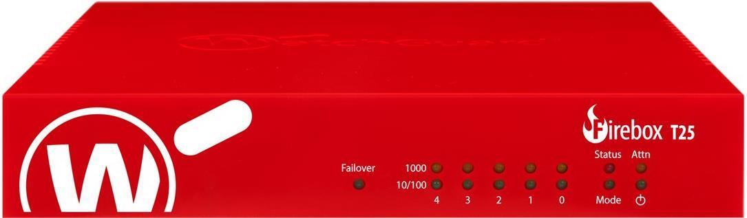 WatchGuard Firebox T25 firewall [hardware] 3,14 Gbit/s (Trade Up to WatchGuard Firebox T25 with 5 Year Total Security Suite)