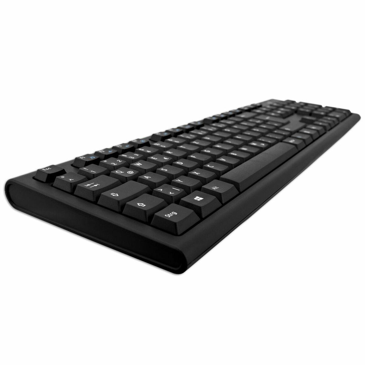 V7 Set tastiera e mouse wireless DE (WIRELESS KEYB MOUSE DESKTOP DE - GERMAN LAYOUT DE GR) - Versione Tedesca