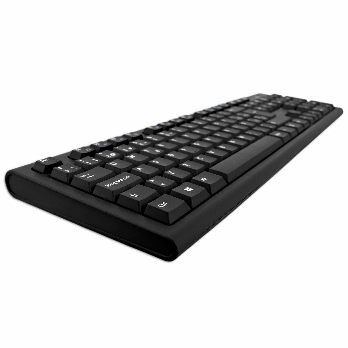 V7 Set tastiera e mouse wireless ES (WIRELESS KEYB MOUSE DESKTOP ES - SPANISH LAYOUT ES SP) - Versione Tedesca