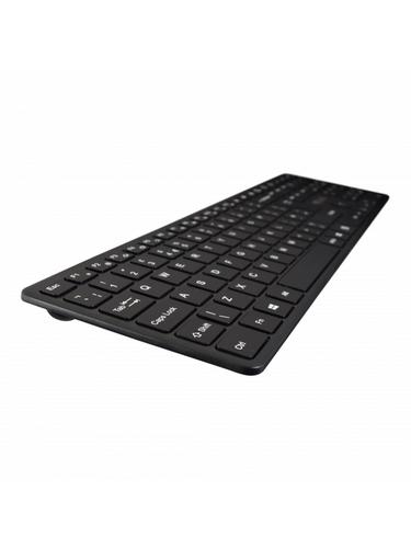 V7 Tastiera Bluetooth KW550UKBT da 2,4 GHZ a due modalitÃƒÆ’Ã‚Â , QWERTY inglese - Nero (BLUETOOTH SILENT KEYBOARD UK