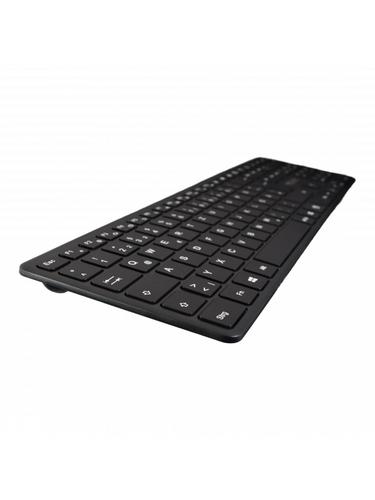 V7 Tastiera Bluetooth KW550DEBT da 2,4 GHZ a due modalità , QWERTZ tedesco - Nero