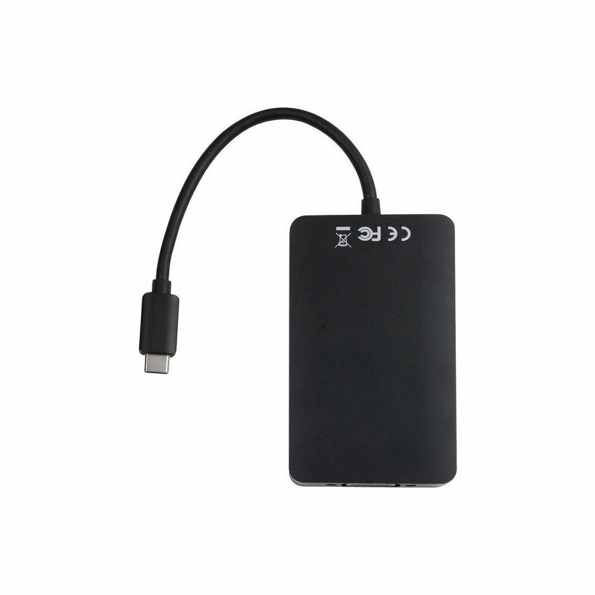 ADATTATOREUSB-C M A 2X HDMI F