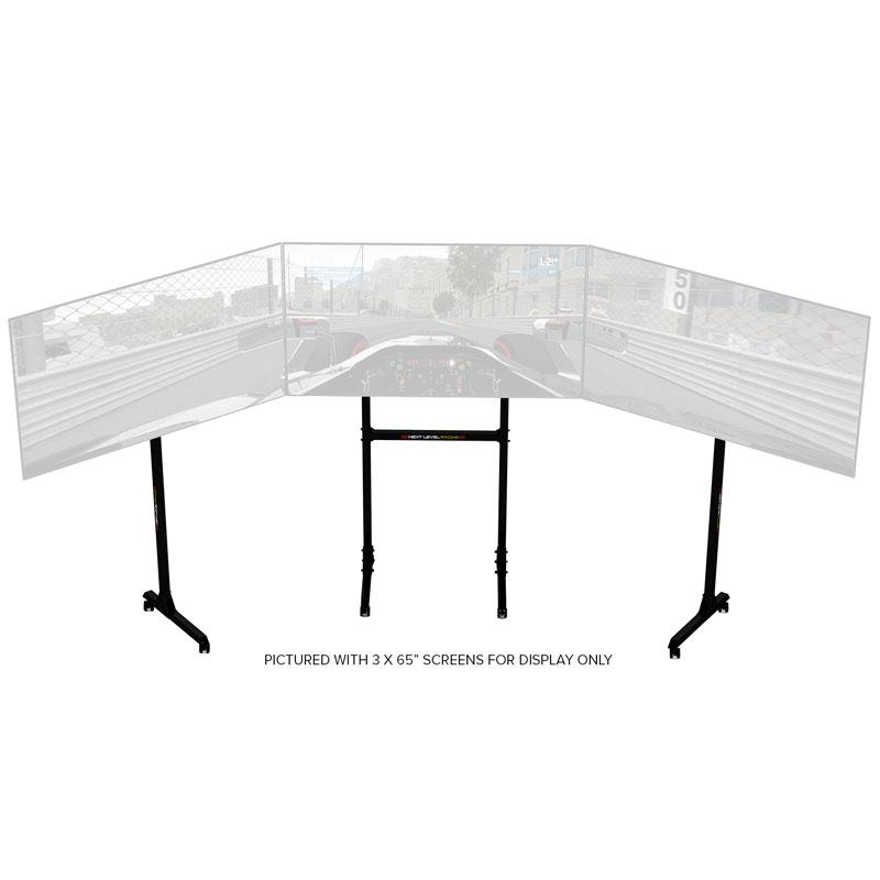 FREE-STANDING TRIPLE MNTR STAND - 3X32-65IN 75X75 TO 450X660MM