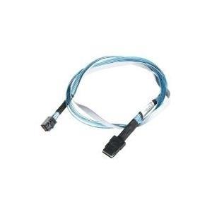 CBL-SAST-0507-01, 0,8 m, MiniSAS, MiniSAS HD, Dritto, Dritto, Nero, Grigio, Rosso