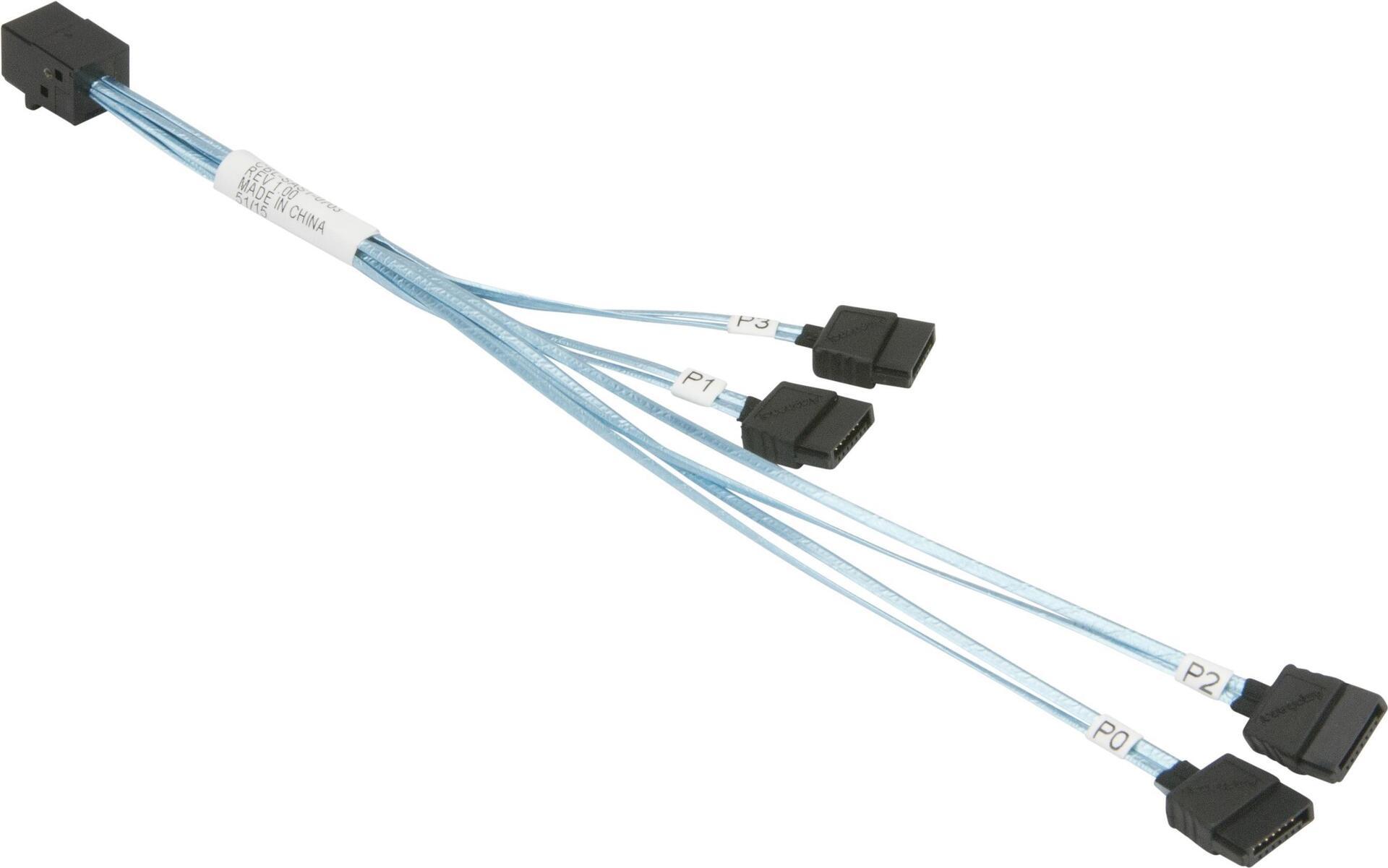 Cavo SCSI (SAS) seriale collegato Supermicro CBL-SAST-0703 0,23 m
