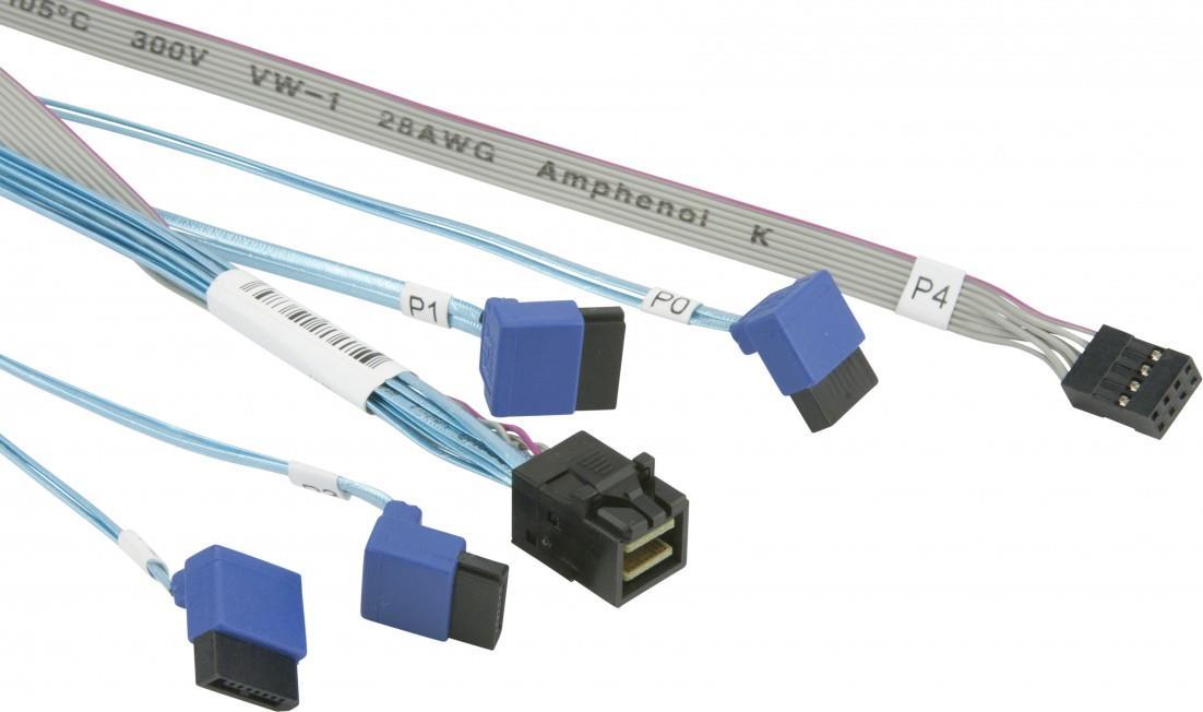 Supermicro CBL-SAST-0810 Cavo seriale collegato SCSI (SAS) 0,75 m 12 Gbit/s