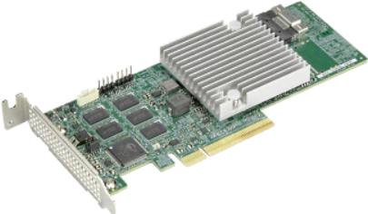 Supermicro AOC-S3908L-H8IR-16DD-O 8 porte interne 12Gb/s, x8 Gen4, ROC - LP, 16 HDD con/exp, RoHS