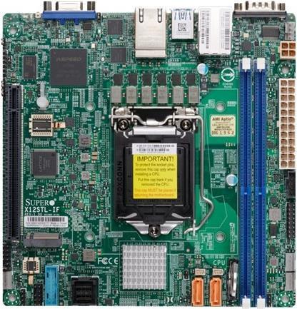 SUPERMICRO MBD-X12STL-IF-O Mini-ITX LGA1200C252USB3.22xGLANOnBoard