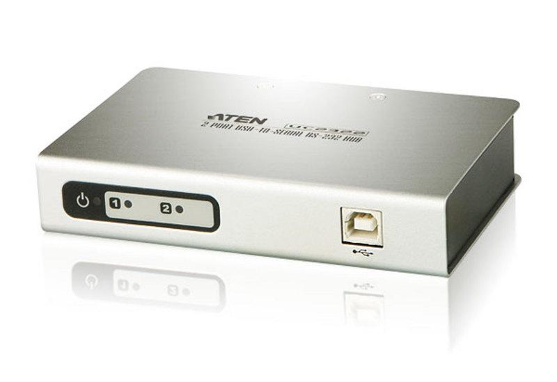 ATEN 2 port USB2.0-to-Serial HUB for RS-232- PROMO FINO AD ESAURIMENTO SCORTE