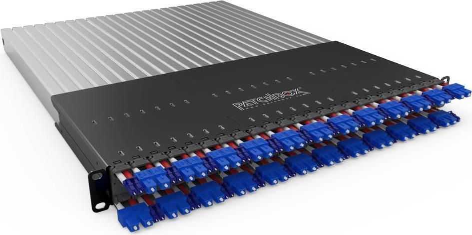 PATCHBOX Plus OS2 cavo InfiniBand e in fibra ottica 18 m LC SC OFC Giallo (PATCHBOX PLUS OS2 LC-SC 18MINCL. MOUNTING RAILS & 6