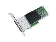 X710DA4FHBLK, Integrato, Cablato, PCI Express, Fibra, 10000 Mbit, Nero, Verde