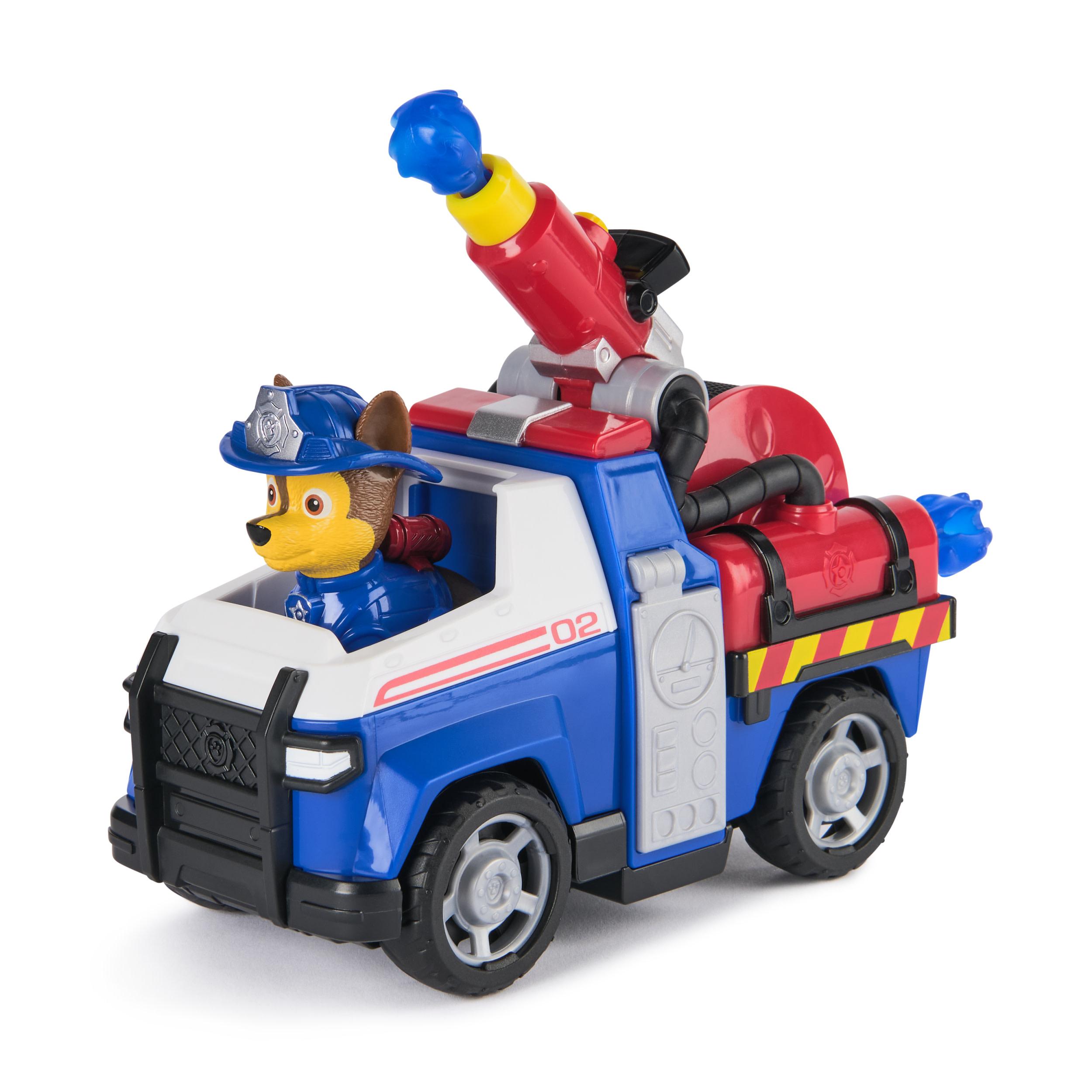 PAW Patrol Fire Rescue: Veicolo Antincendio di Chase con Personaggio, Lanciamissili e Camion Giocattolo, Giocattoli per Bambini