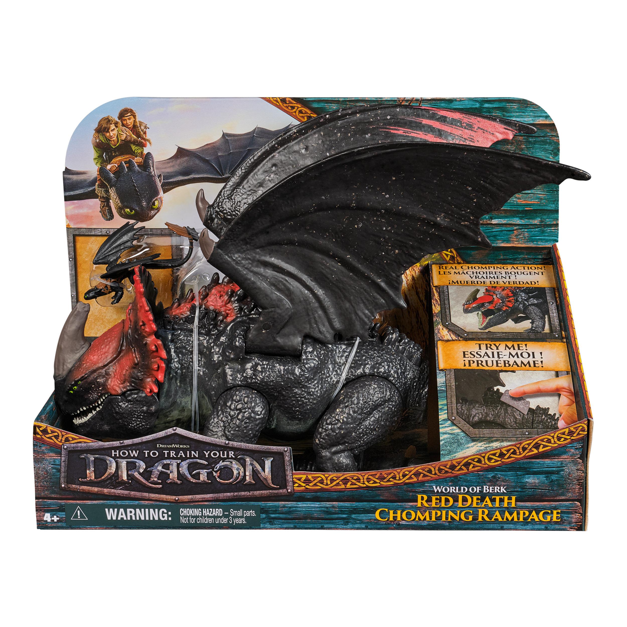 How to train your dragon DreamWorks Dragons, Dragon Trainer, Universo di Berk: Morte Rossa Furia Divoratrice, Drago Giocattolo