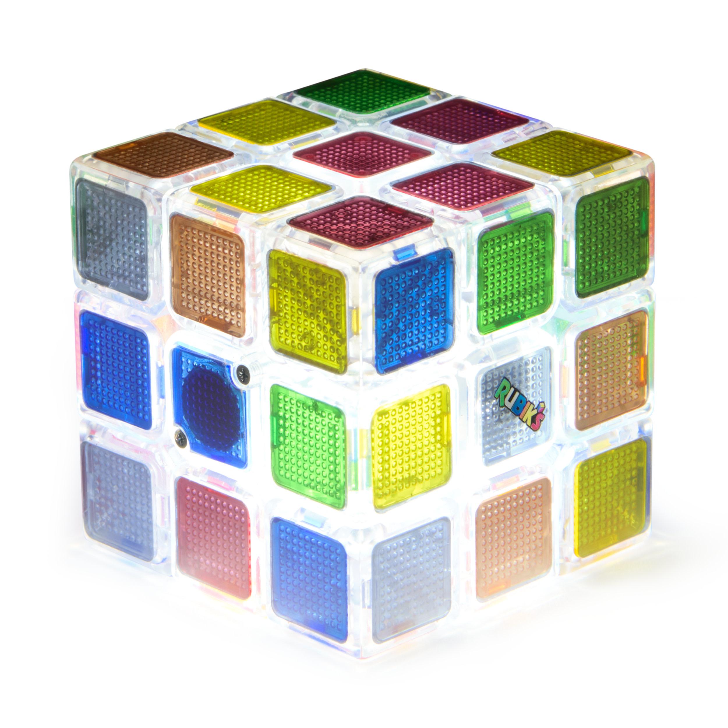 Rubik’s Cubo, Cubo Pulse Originale con Luci Lampeggianti per una Sfida Contro il Tempo, Antistress e Rompicapo per Adulti e B