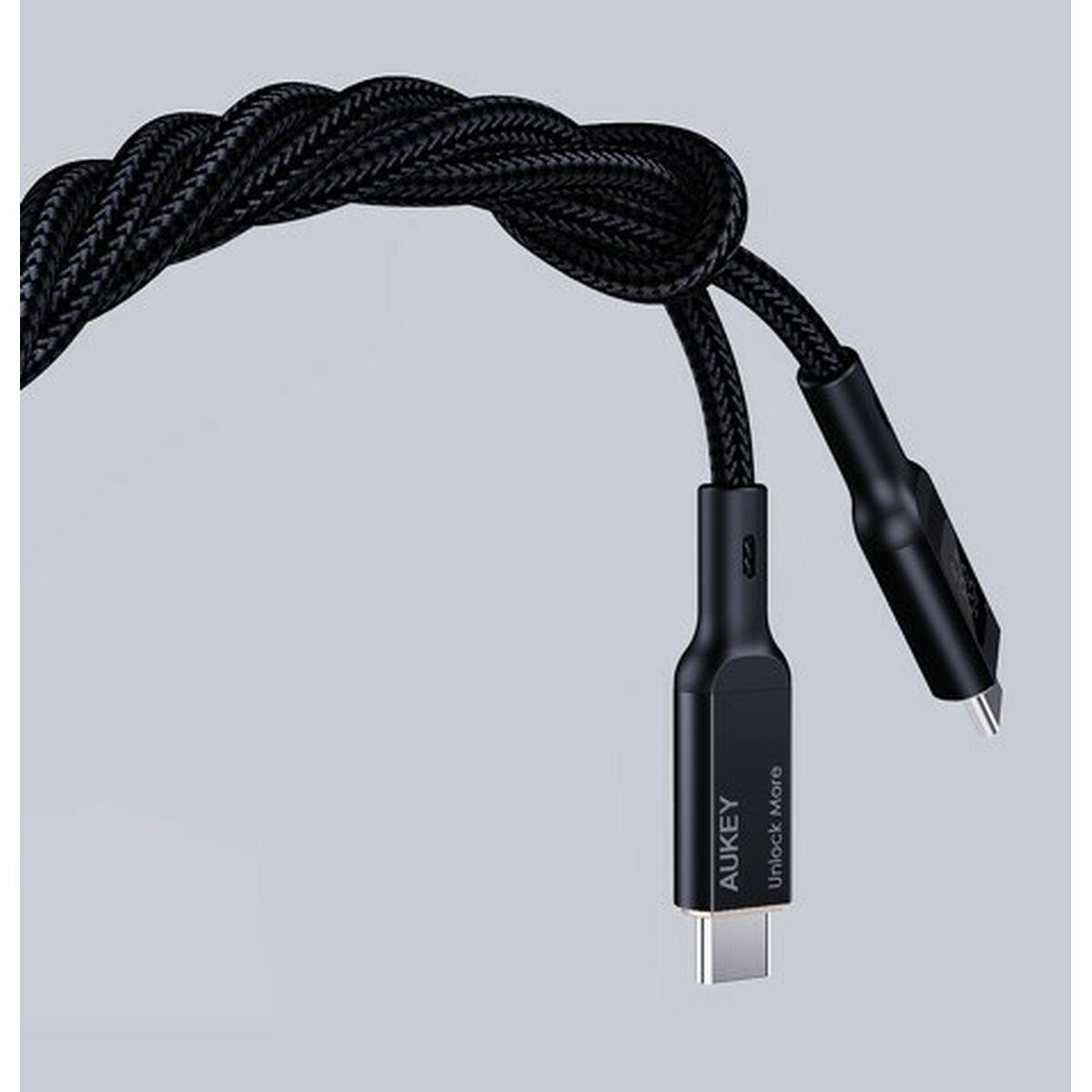 Cavo USB-C Aukey CB-MCC102 Nero 1,8 m