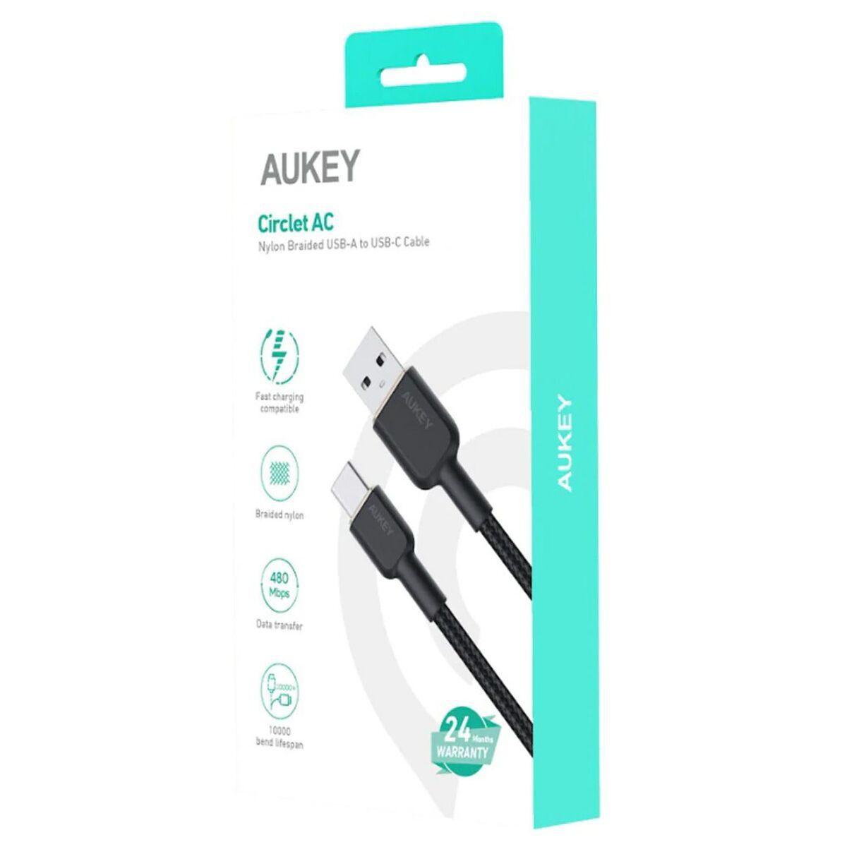 Cavo da USB-C a USB Aukey CB-NAC2 Nero 1,8 m
