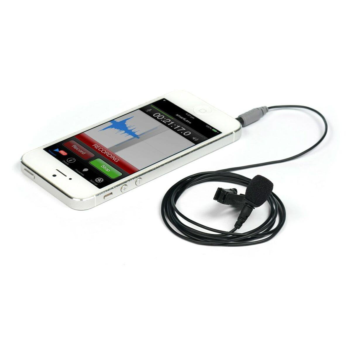 SmartLav+ 1m cord - SmartLav+, Smartphone - microphone, 20 - 20000 Hz, 83 dB, 27 dB, 67 dB, Omnidirectional - Warranty: 12M