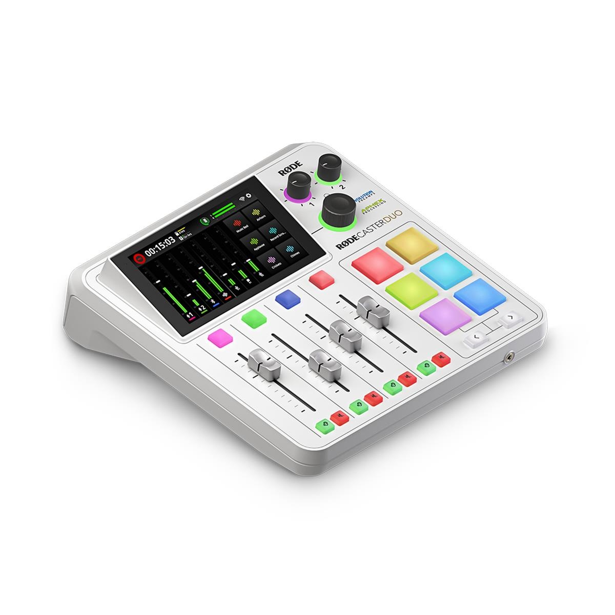 RodeCaster DUO - Studio di produzione audio - Edizione bianca