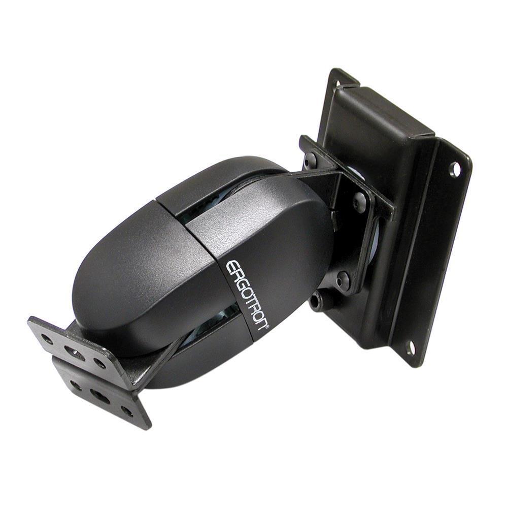 Ergotronseries 100 Monte a parete con doppia articolazione e coperture in bianco e nero per monitor fino a 81.28