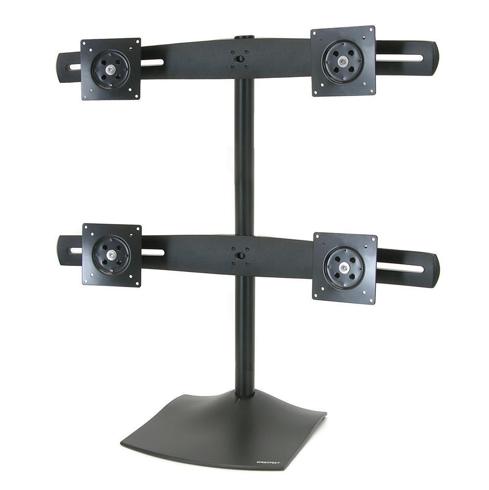 â€¢ Ergotron DS100 Quad-Monitor Desk Stand â€¢ Aufstellung fÃ¼r Quad-Flachbildschirm â€¢ Aluminium, Stahl â€¢