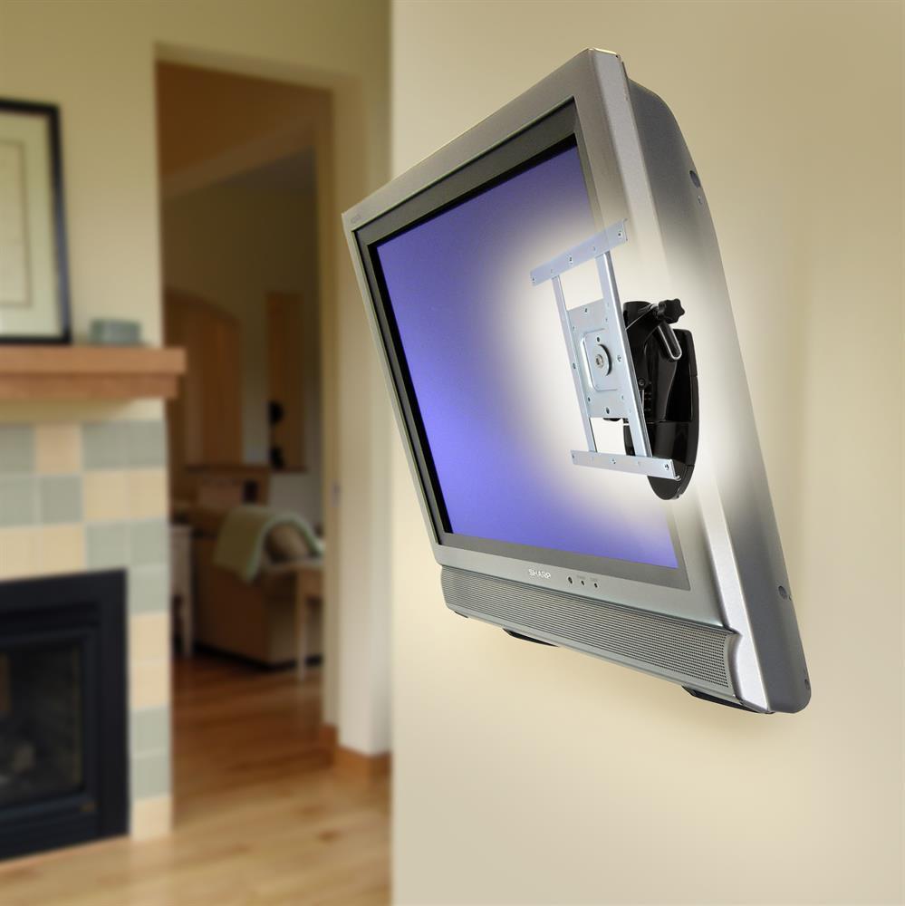 â€¢ Ergotron LX HD Wall Mount Pivot â€¢ Befestigungskit ( Pivot, Knopf ) fÃ¼r TV - Schwarz â€¢ BildschirmgrÃ¶Ã