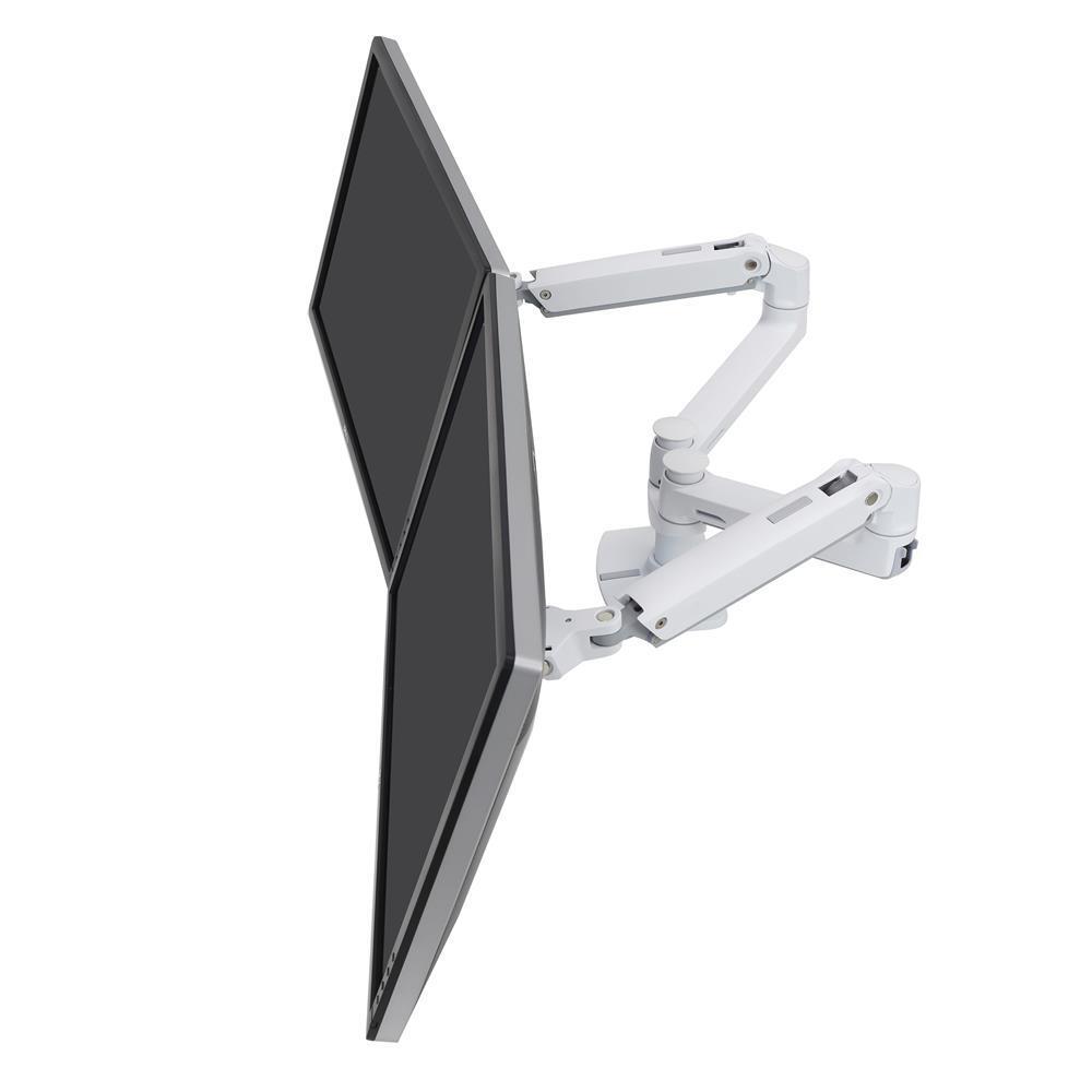 Ergotron LX Series 45-491-216 supporto da tavolo per Tv a schermo piatto 686 cm 27 Bianco Scrivania (LX DUAL SIDE-BY-SIDE ARM -