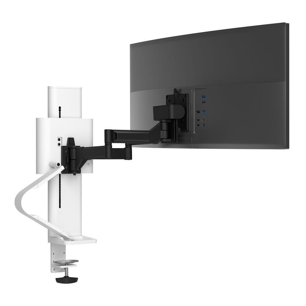 Ergotron TRACE 45-630-216 supporto da tavolo per Tv a schermo piatto 96,5 cm [38] Bianco Scrivania (TRACE SINGLE MONITOR PANEL