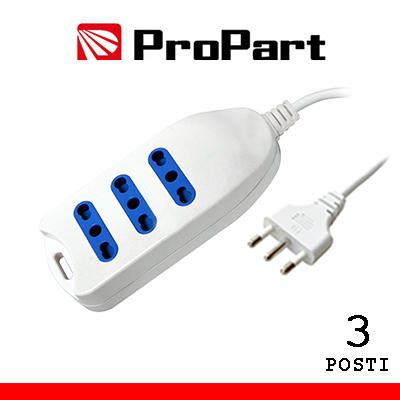 Multipresa 3pos bipasso spina16A