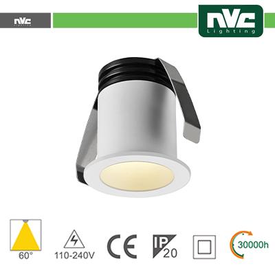 Punto Luce LED 2W 3000K 60 IP20 FORO35mm