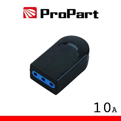 Presa 10A 2PT nera polybag
