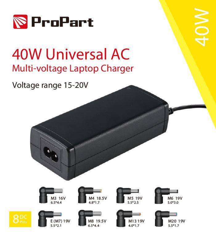 Alimentatore Universale Notebook Multi-voltaggio 40W