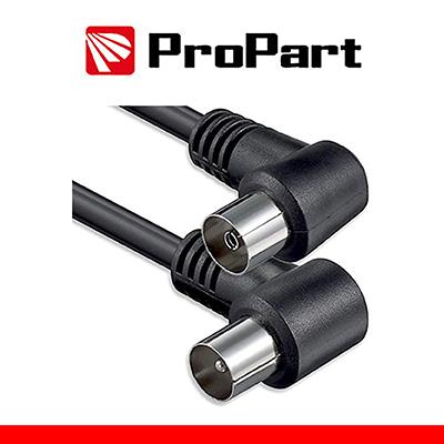 Cavo antenna TV IEC 2.5M SP-PR 90 NERO
