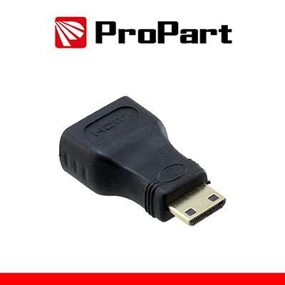 Adattatore Spina HDMI Mini(tipo C)Presa HDMI(19PIN) dorato