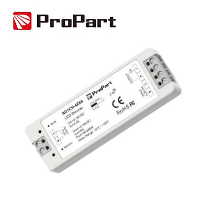 Ricevitore DIM RF LED 1 Canale - 8A 5-36VDC con Pulsante RF2.4G