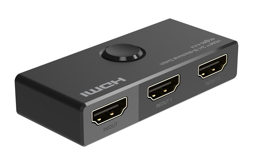 Switch HDMI 2x1 Splitter 1x2 2 Bidirezionali 4K60hz